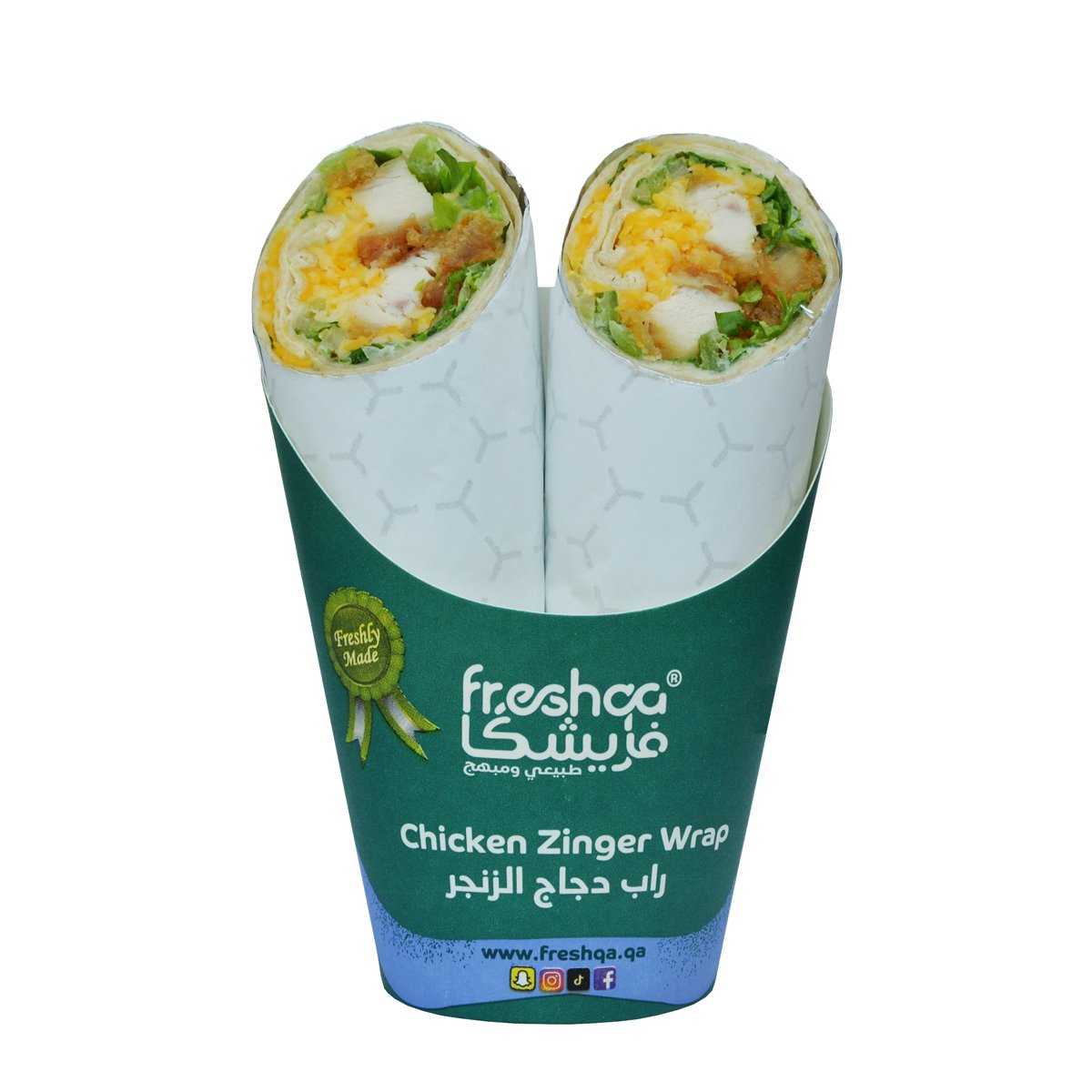Chicken zinger wrap