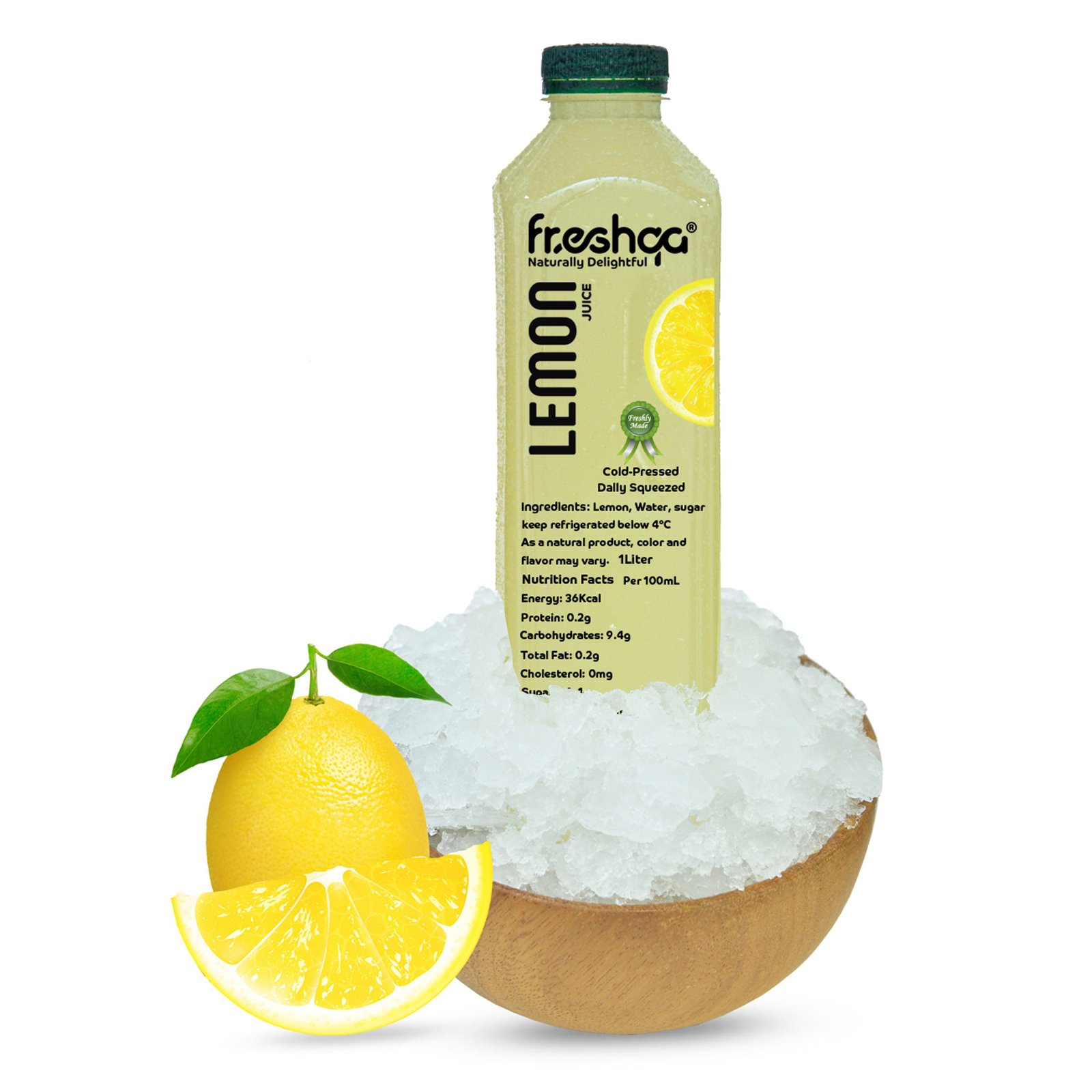 Fresh Lemon Juice Cold-Pressed 1L